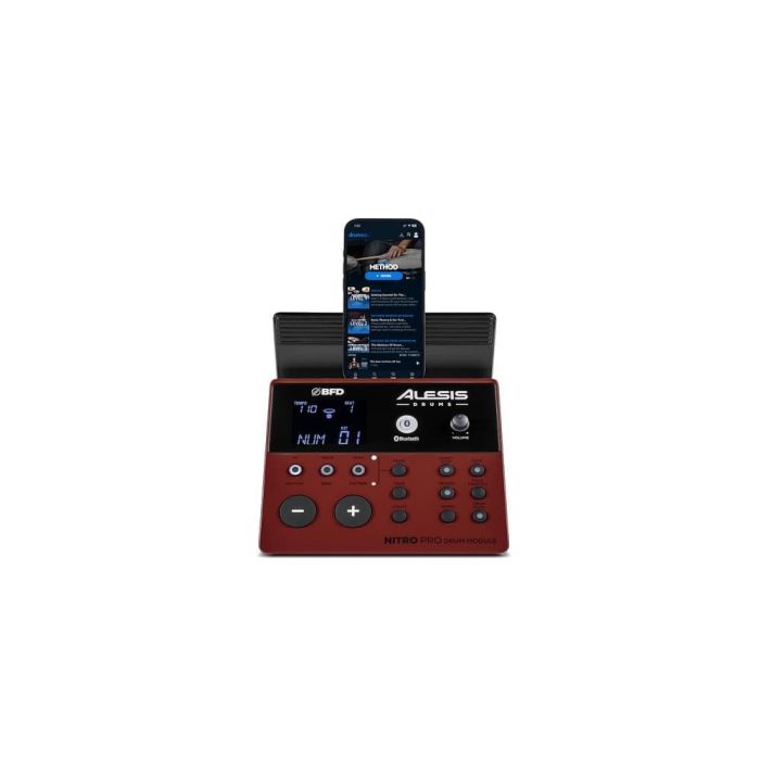 Alesis Nitro Pro Kit Batería Electrónica 8 Piezas con Módulo, Parches de Malla Doble Zona, Torre de Bombo, Bluetooth 5 Alesis Nitro Pro Kit Batería Electrónica 8 Piezas con Módulo, Parches de Malla Doble Zona, Torre de Bombo, Bluetooth 5