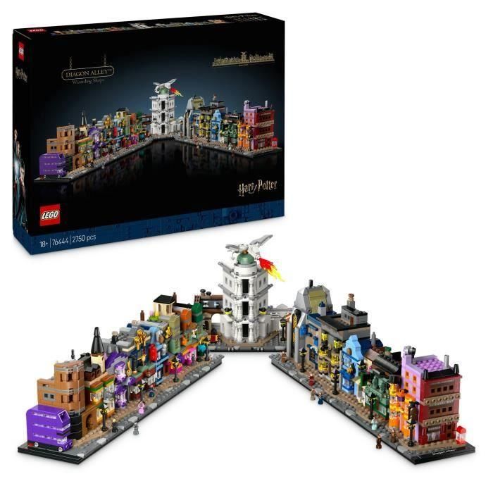 LEGO 76444 Harry Potter Tiendas mágicas del Callejón Diagon Set de construcción para adultos 0 LEGO 76444 Harry Potter Tiendas mágicas del Callejón Diagon Set de construcción para adultos 0