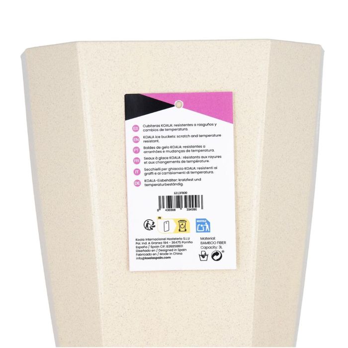 Cubitera Bambú Cubiteras Koala 19x17x21 cm (10 Unidades) 6 Cubitera Bambú Cubiteras Koala 19x17x21 cm (10 Unidades) 6
