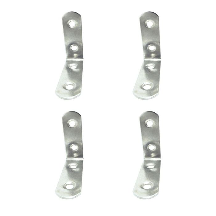 Edm Ángulo Refuerzo An24 Acero Inoxidable 50 x 50 x 16 mm 4 Unidades Tornilleria Incluida 0 Edm Ángulo Refuerzo An24 Acero Inoxidable 50 x 50 x 16 mm 4 Unidades Tornilleria Incluida 0