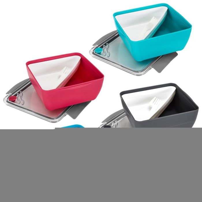 Cook Concept Fiambrera Take Away con Plato y Válvula 1.4 L 2