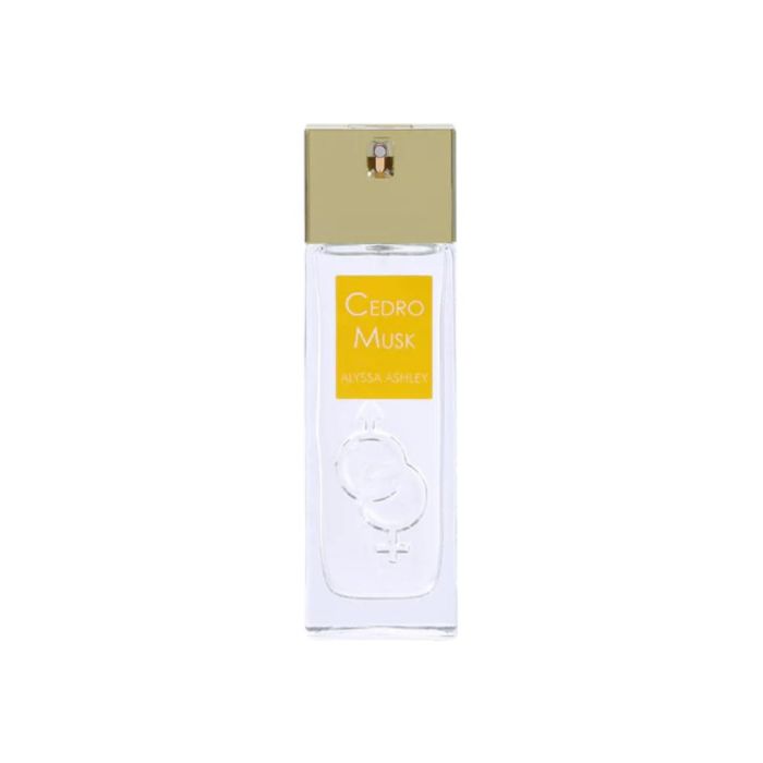 Alyssa Ashley Cedro Musk Eau de Parfum 50 mL | Fragancia Unisex para Hombre y Mujer con Notas Cítricas, Amaderadas y Almizcle