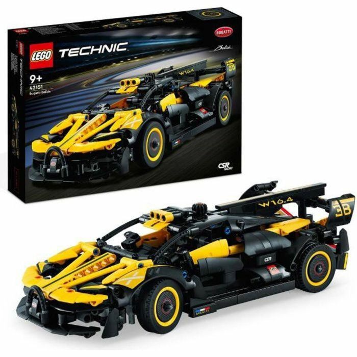 LEGO Technic 42151 El auto de carreras Bugatti, el juguete del automóvil, la carrera, el modelo para construir