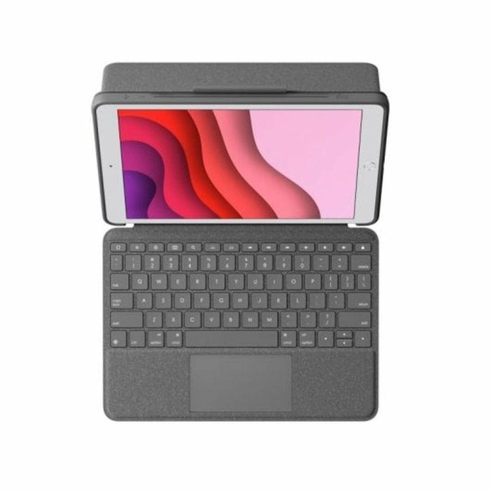 Funda para Tablet Logitech iPad 2021 Gris QWERTY 4