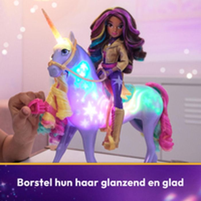 Spin Master SPI681147043084 Unicornio con Funciones 28 cm Wildstar + Muñeca 24 cm Unicorn Academy 15 Spin Master SPI681147043084 Unicornio con Funciones 28 cm Wildstar + Muñeca 24 cm Unicorn Academy 15