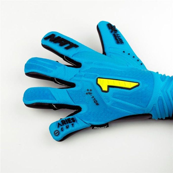 Guantes de Portero Rinat Aries Némesis Prime Azul Adultos 3