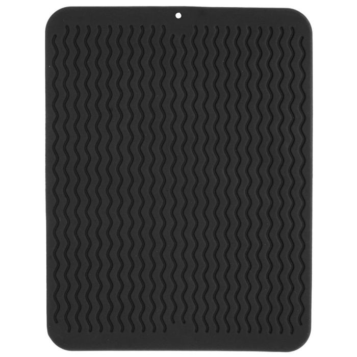 Je cherche une Idee Escurreplatos y Base Fregadero Antideslizante Secado Rápido Amortigua Golpes Gris Rojo Negro 30x40.5 cm 6