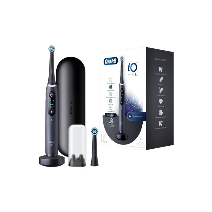 Cepillo Dental Braun Oral-B iO 8N/ Incluye 1 Recambios/ Negro Cepillo Dental Braun Oral-B iO 8N/ Incluye 1 Recambios/ Negro