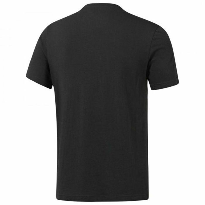 Camiseta de Manga Corta Hombre Reebok Sportswear Training Camuflaje Negro 7