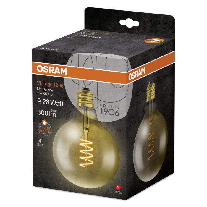 [LVE-4058075092136] Ledvance/Osram Bombilla LED "Classic" E27 4W 300Lm 2000K 300º IP20 1