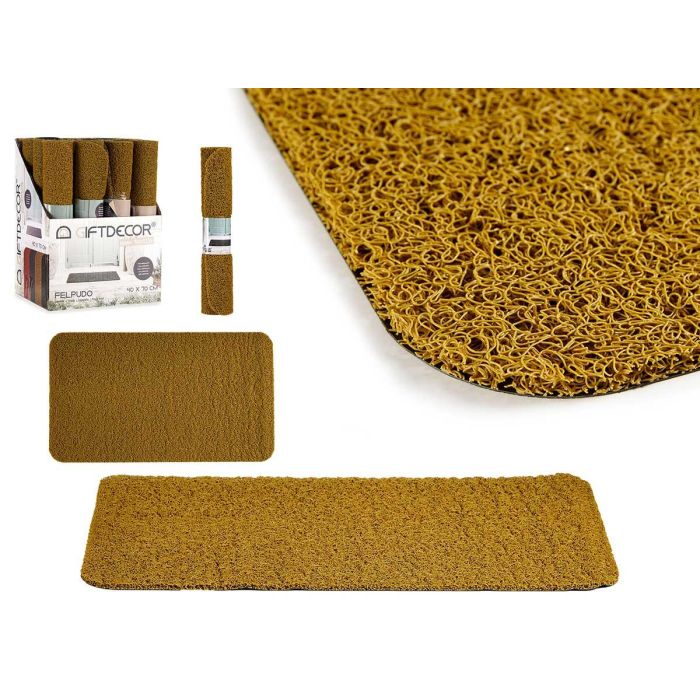 Felpudo Camel PVC Giftdecor 40x6.5x7.5 cm - Marrón (12 Unidades) Felpudo Camel PVC Giftdecor 40x6.5x7.5 cm - Marrón (12 Unidades)