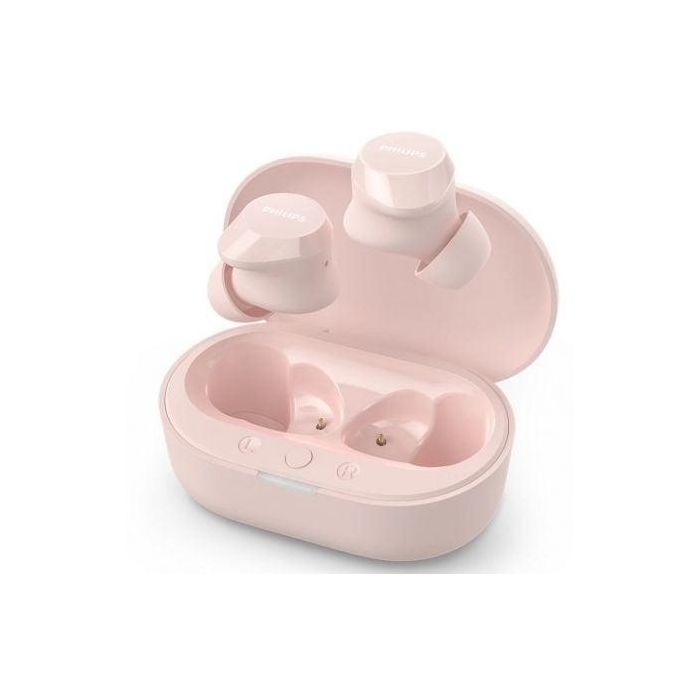Philips Auriculares Bluetooth TAT1209 Rosa con Estuche de Carga, Autonomía 6h 3
