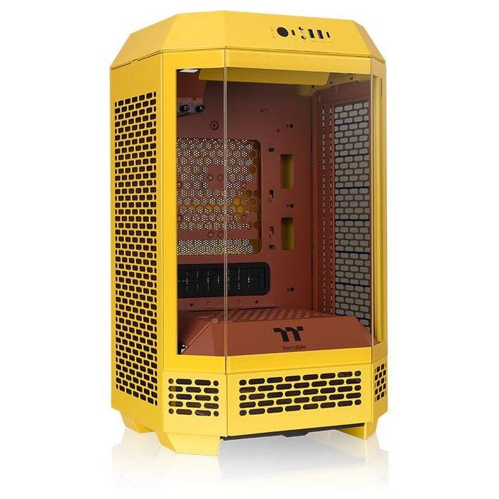 Thermaltake The Tower 250 Butter Caramel Mini Torre PC Mini-ITX Amarillo con Panel LCD 0 Thermaltake The Tower 250 Butter Caramel Mini Torre PC Mini-ITX Amarillo con Panel LCD 0