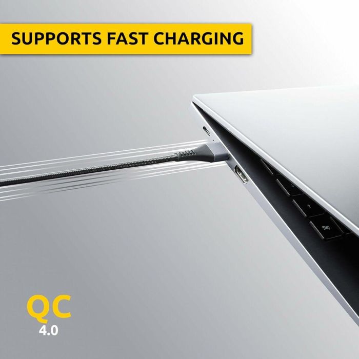 Cable USB A a USB-C INTENSO A315C Negro 2 Cable USB A a USB-C INTENSO A315C Negro 2