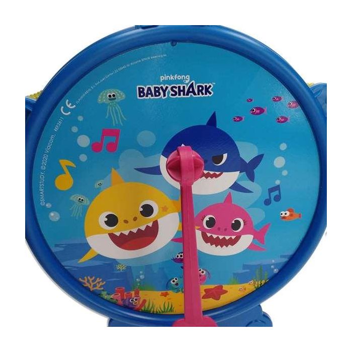 Bateria sencilla c/banqueta baby shark 5