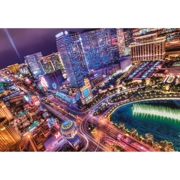 Clementoni Puzzle 2000 pieces - Las Vegas 97.5 x 66.8 cm 1 Clementoni Puzzle 2000 pieces - Las Vegas 97.5 x 66.8 cm 1