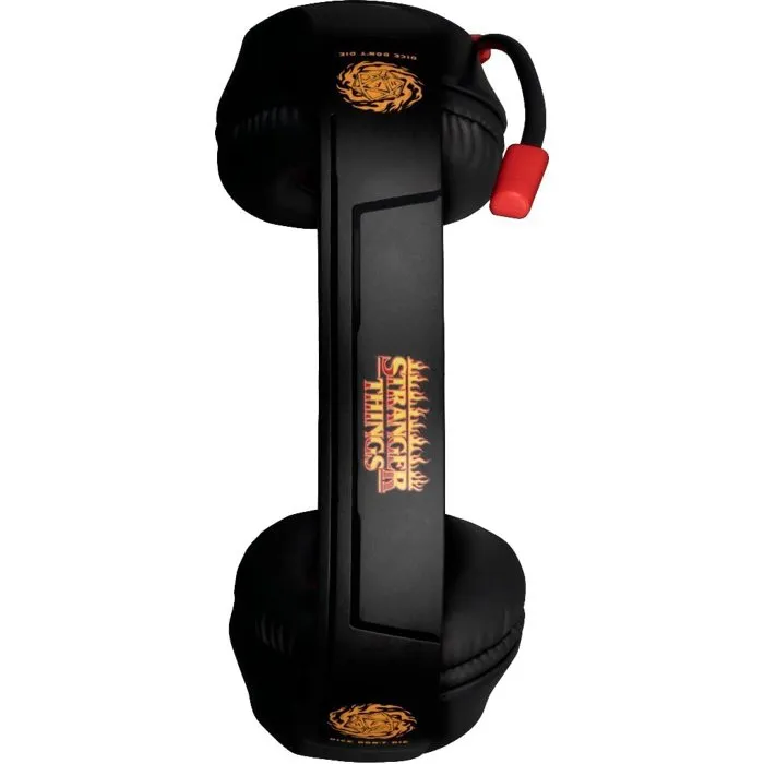 Konix Stranger Things Auriculares Gaming para PC, PS5, Switch 2 y Xbox, Supraaurales con Cable de 1.5 m y Micrófono, AACBN15997