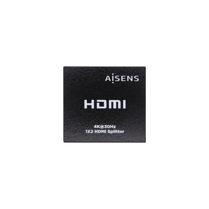 Aisens Duplicador HDMI 1x2 4K@30Hz con Alimentación Negro