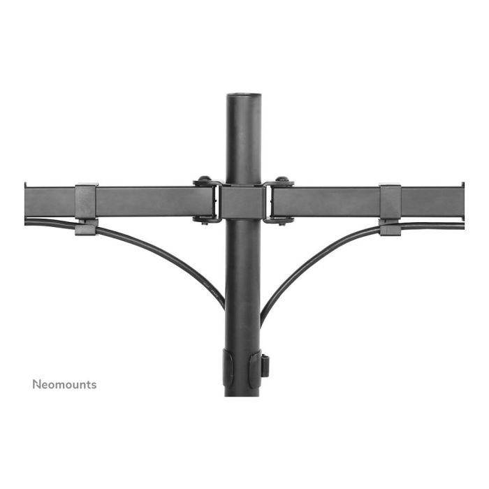 Neomounts FPMA-D550DDBLACK Soporte de Escritorio para Doble Pantalla de hasta 32", Altura Ajustable, 8 kg por Pantalla, Negro