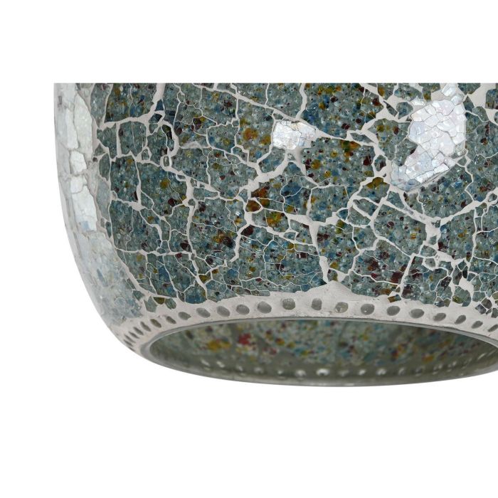 Lámpara de Techo Home ESPRIT Verde Azul cielo Metal Cristal 25 W 23 x 23 x 66 cm (2 Unidades) 4