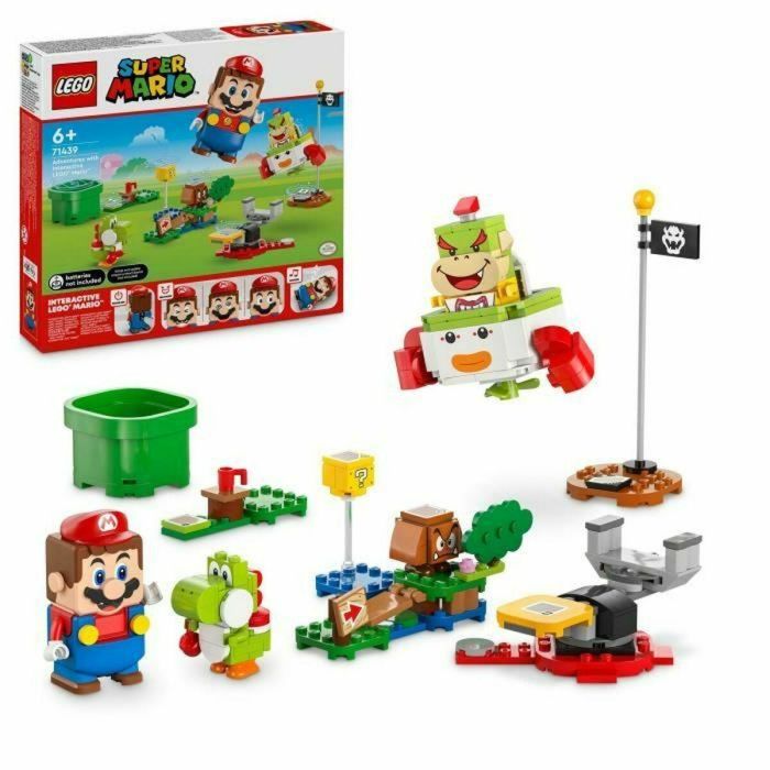 LEGO Super Mario 71439 Las aventuras de LEGO Mario Interactive - Set de vehículo y Yoshi