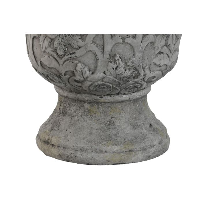DKD Home Decor Macetero de Cemento Romántico Gris y Blanco 22x29x22 cm 2 DKD Home Decor Macetero de Cemento Romántico Gris y Blanco 22x29x22 cm 2