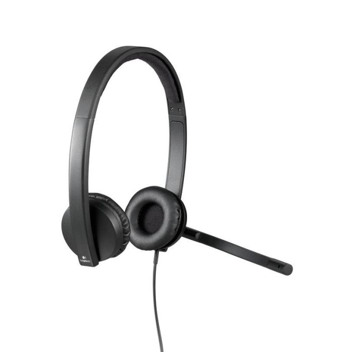 Logitech Auricular Biaural Estereo Con Micrófono, Usb - H570E 5 Logitech Auricular Biaural Estereo Con Micrófono, Usb - H570E 5