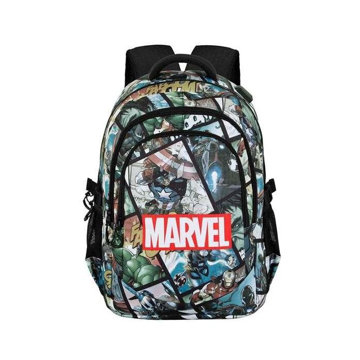 Karactermania Mochila Avengers Run. Plus Fan React 44x34x21 cm, 3 compartimentos, bolsillo para portátil, material Ripstop 6 Karactermania Mochila Avengers Run. Plus Fan React 44x34x21 cm, 3 compartimentos, bolsillo para portátil, material Ripstop 6