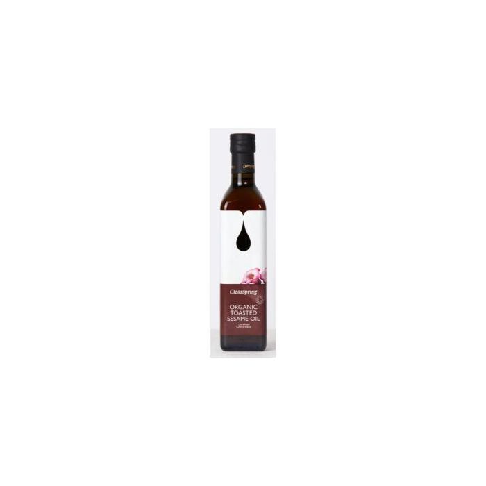 CLEARSPRING Aceite de Sésamo Tostado 150ml para Cocina Oriental, Adobos y Vinagretas