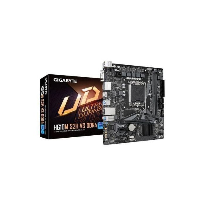 Placa Base Gigabyte H610M S2H V3 DDR4 Socket 1700/ Micro ATX Placa Base Gigabyte H610M S2H V3 DDR4 Socket 1700/ Micro ATX