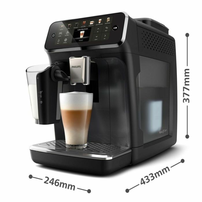 Cafetera Superautomática Philips EP4441/50 Negro 230 W 15 bar 275 g 1,8 L 11 Cafetera Superautomática Philips EP4441/50 Negro 230 W 15 bar 275 g 1,8 L 11