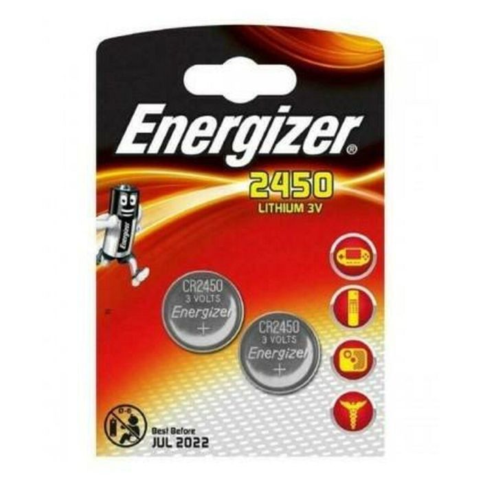 Pilas de Botón de Litio Energizer 3 V CR2450 (10 Unidades) 1 Pilas de Botón de Litio Energizer 3 V CR2450 (10 Unidades) 1