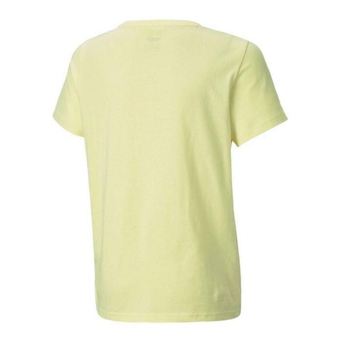 Camiseta de Manga Corta Infantil Puma Alpha Graphic Amarillo 1 Camiseta de Manga Corta Infantil Puma Alpha Graphic Amarillo 1