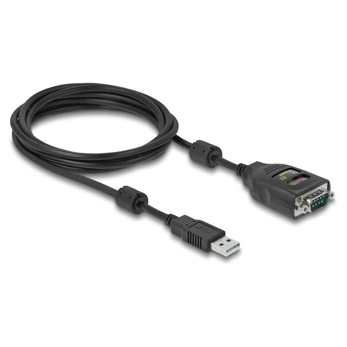 DeLOCK Adaptador USB 2.0 a Serie RS-232 DB9 2.5kV Aislamiento Galvánico, 2m Cable, Compatible con Windows 10/11 y Mac OS 1 DeLOCK Adaptador USB 2.0 a Serie RS-232 DB9 2.5kV Aislamiento Galvánico, 2m Cable, Compatible con Windows 10/11 y Mac OS 1