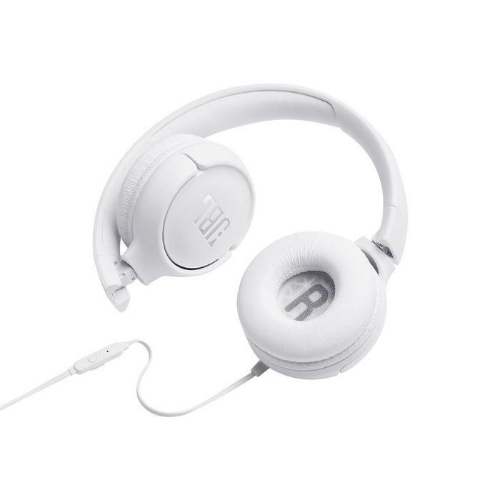 Auriculares JBL Tune 500/ con Micrófono/ Jack 3.5/ Blancos 10 Auriculares JBL Tune 500/ con Micrófono/ Jack 3.5/ Blancos 10