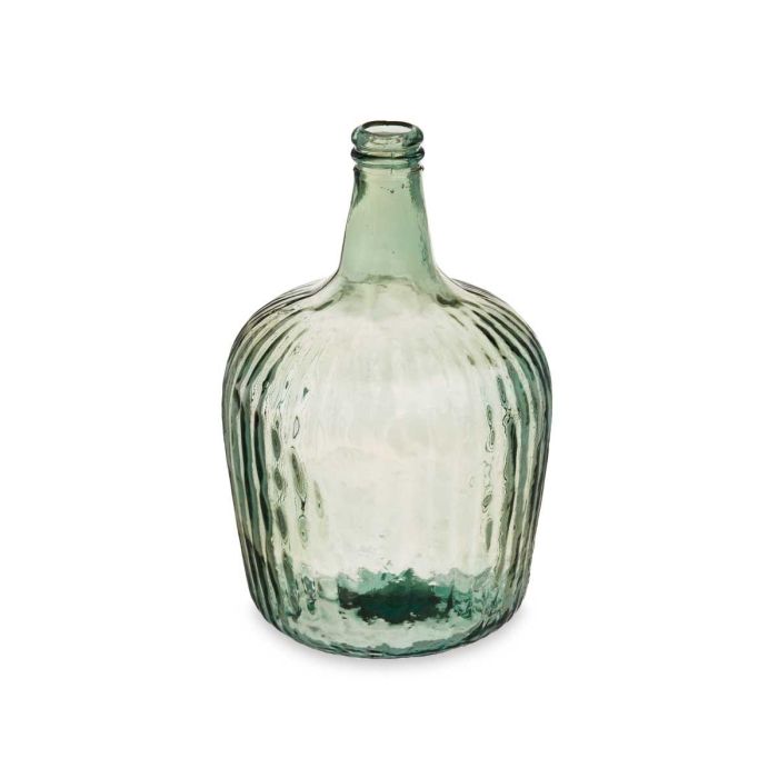 Botella Decorativa Vidrio Rayada 8L Champagne Giftdecor 22x37.5x22 cm (2 Unidades) 1 Botella Decorativa Vidrio Rayada 8L Champagne Giftdecor 22x37.5x22 cm (2 Unidades) 1