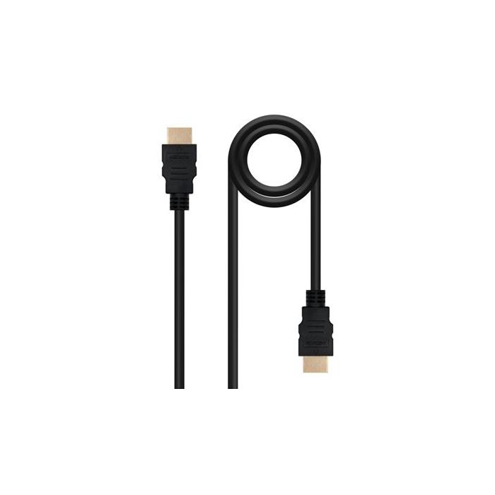 Cable HDMI 1.3b Nanocable 10.15.0301/ HDMI Macho - HDMI Macho/ 1m/ Negro Cable HDMI 1.3b Nanocable 10.15.0301/ HDMI Macho - HDMI Macho/ 1m/ Negro
