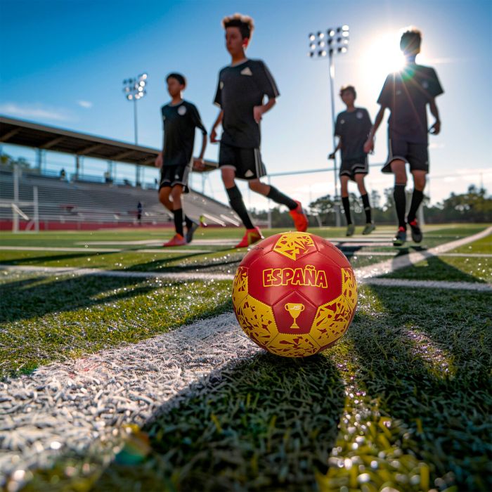 Balón de Fútbol John Toys España Talla 5 22 x 22 x 22 cm 12 Unidades 1