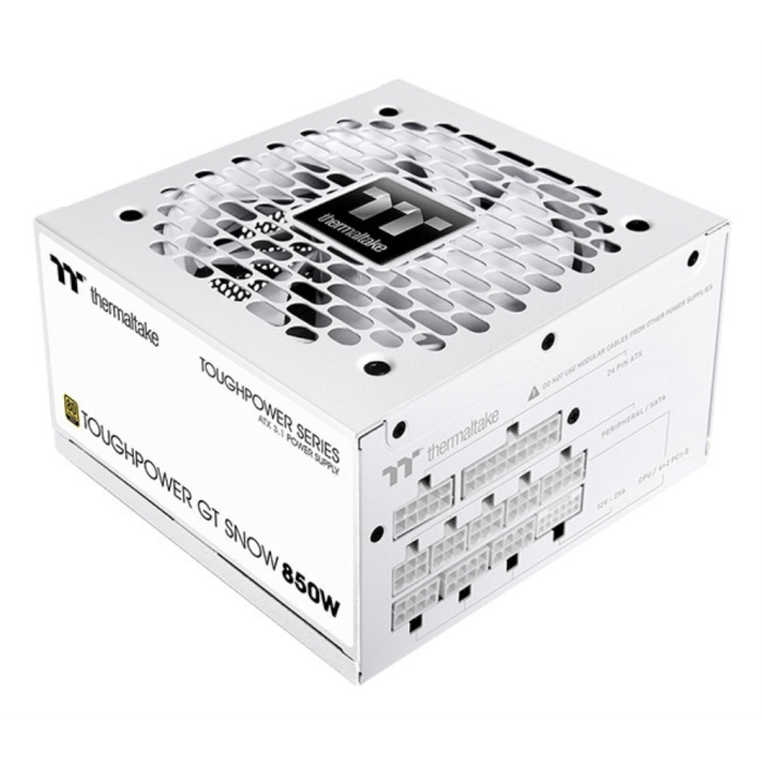 Thermaltake Toughpower Gt Fuente de Alimentación para PC/Servidor 850W ATX 24-pin 80 PLUS Gold con Ventilador 12cm Blanca