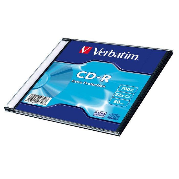Verbatim CD-R Extra Protection, 700MB, 52x 1 Verbatim CD-R Extra Protection, 700MB, 52x 1