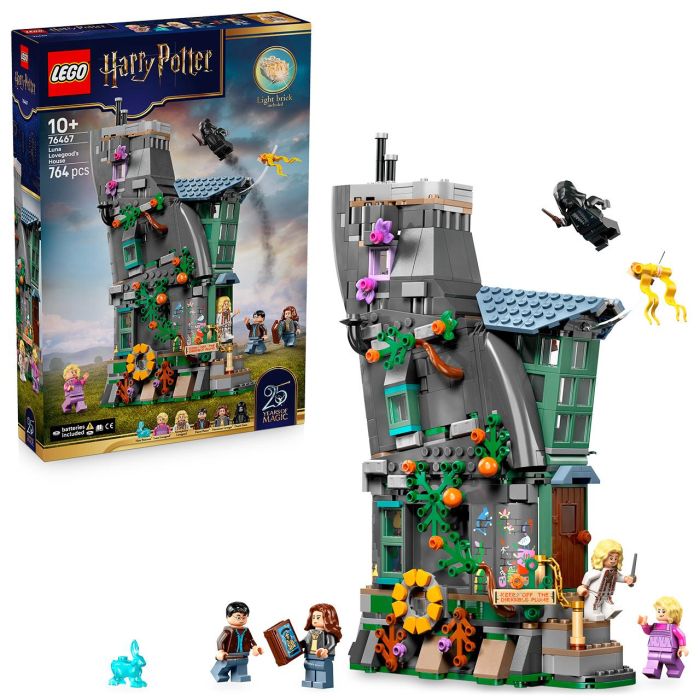 LEGO Harry Potter Casa de Luna Lovegood 76467, Modelo de Casa Original con 5 Minifiguras y Ladrillo de Luz, Juego de Construcción para Niños +10 Años 0 LEGO Harry Potter Casa de Luna Lovegood 76467, Modelo de Casa Original con 5 Minifiguras y Ladrillo de Luz, Juego de Construcción para Niños +10 Años 0