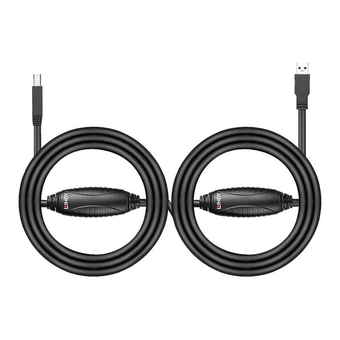 Lindy Cable Activo USB 3.0 de 10m con Transferencia de Datos de hasta 5 Gbps Lindy Cable Activo USB 3.0 de 10m con Transferencia de Datos de hasta 5 Gbps