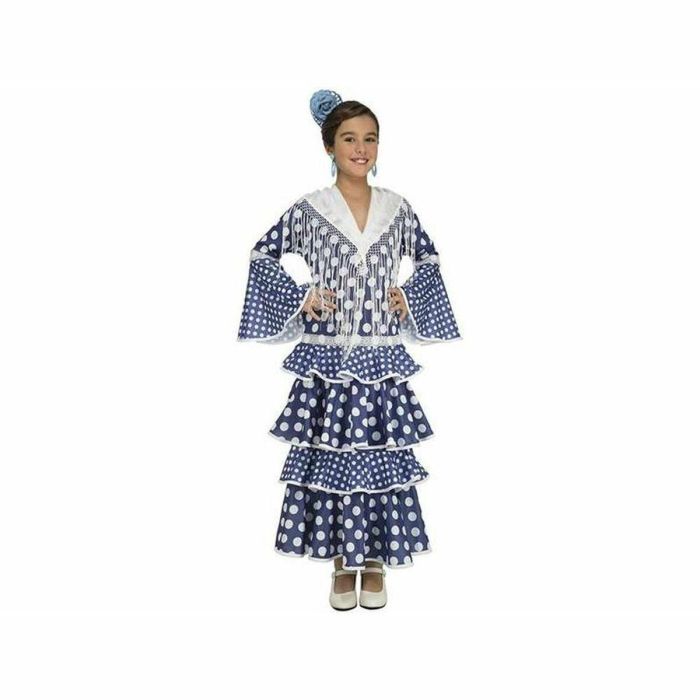 My Other Me Disfraz Flamenca Soleá para Niña de 7 a 9 Años - Incluye Vestido (No Mantoncillo)
