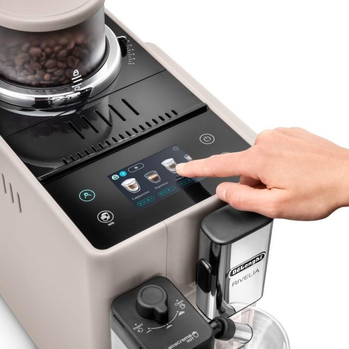 Cafetera Superautomática DeLonghi EXAM 440.55.BG Negro Plateado 1450 W 19 bar 1,2 L 1