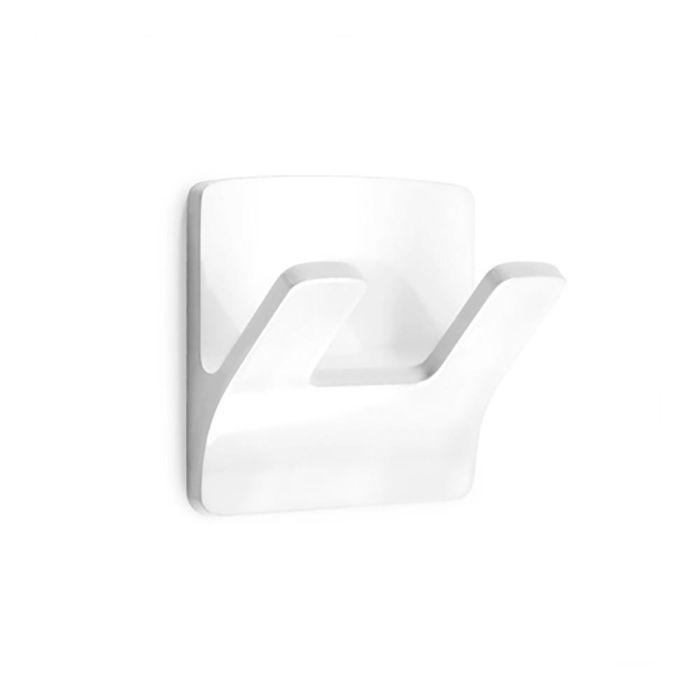 Inofix Colgador Rama Doble Blanco Resistente al Agua Adhesivo para Baños y Duchas PVC 0 Inofix Colgador Rama Doble Blanco Resistente al Agua Adhesivo para Baños y Duchas PVC 0