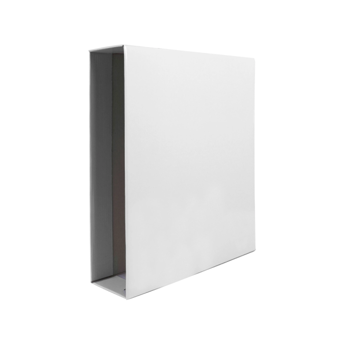 Liderpapel Caja Archivador de Palanca Documenta, Cartón Folio, Lomo 75mm, Blanca 1