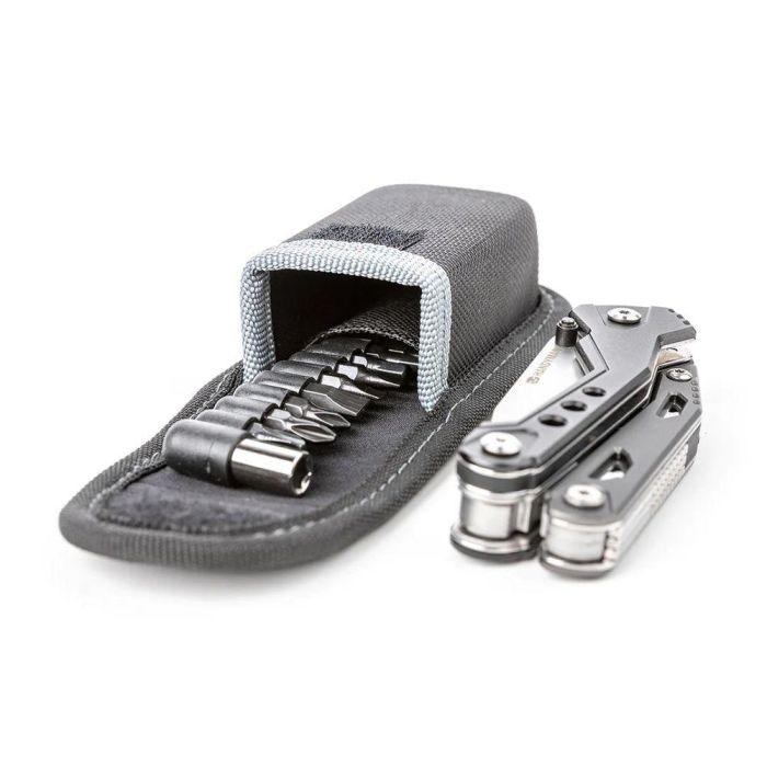 True Handy one Multiherramienta 18 en 1 de Bolsillo con Navaja de Acero Inoxidable y Aluminio con Accesorios Incluidos 7