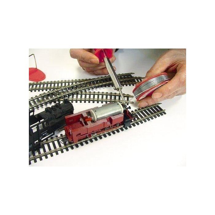 Rothenberger Kit Completo de Soldadura para Electrónica y Precisión con 2 Soldadores Eléctricos Rojo 1