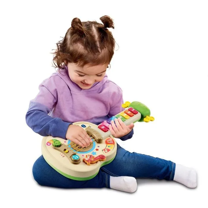 Vtech Baby VTE3417766208057 Mi Guitarra Mágica Lumi Juguete con Parte de Madera Certificada FSC 2