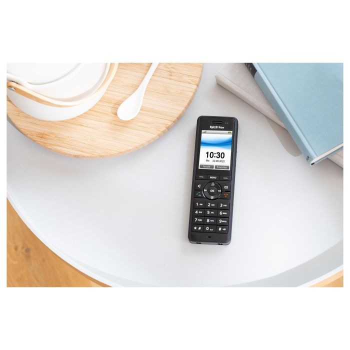 AVM FRITZ!Fon X6 Teléfono DECT Inalámbrico Negro con Contestador Automático, 300 Entradas 5